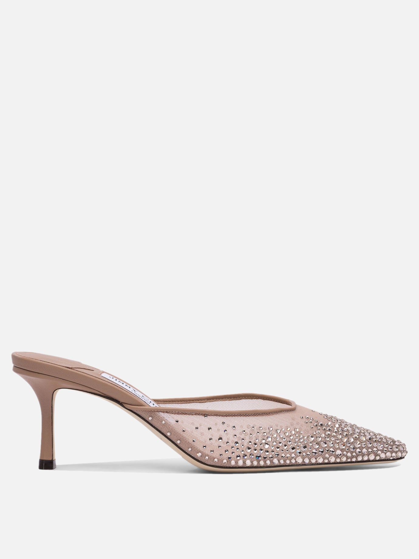 Mules 100% leather - 100% leather  Pink - Jimmy Choo Women | PDP | VIETTI Online Store | Zoom-Modal
