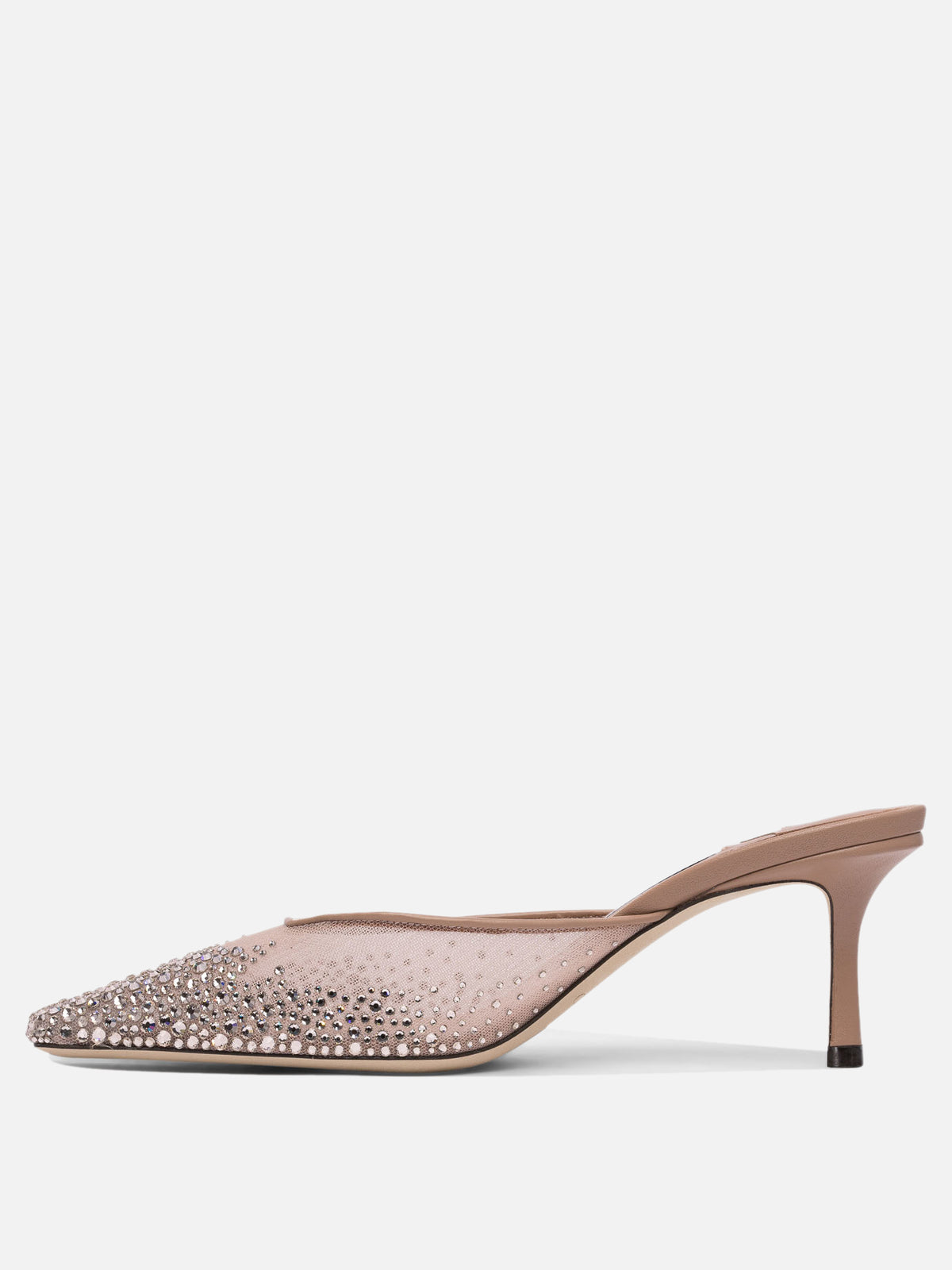 Jimmy Choo "Vivi 65 mm" Mules Pink