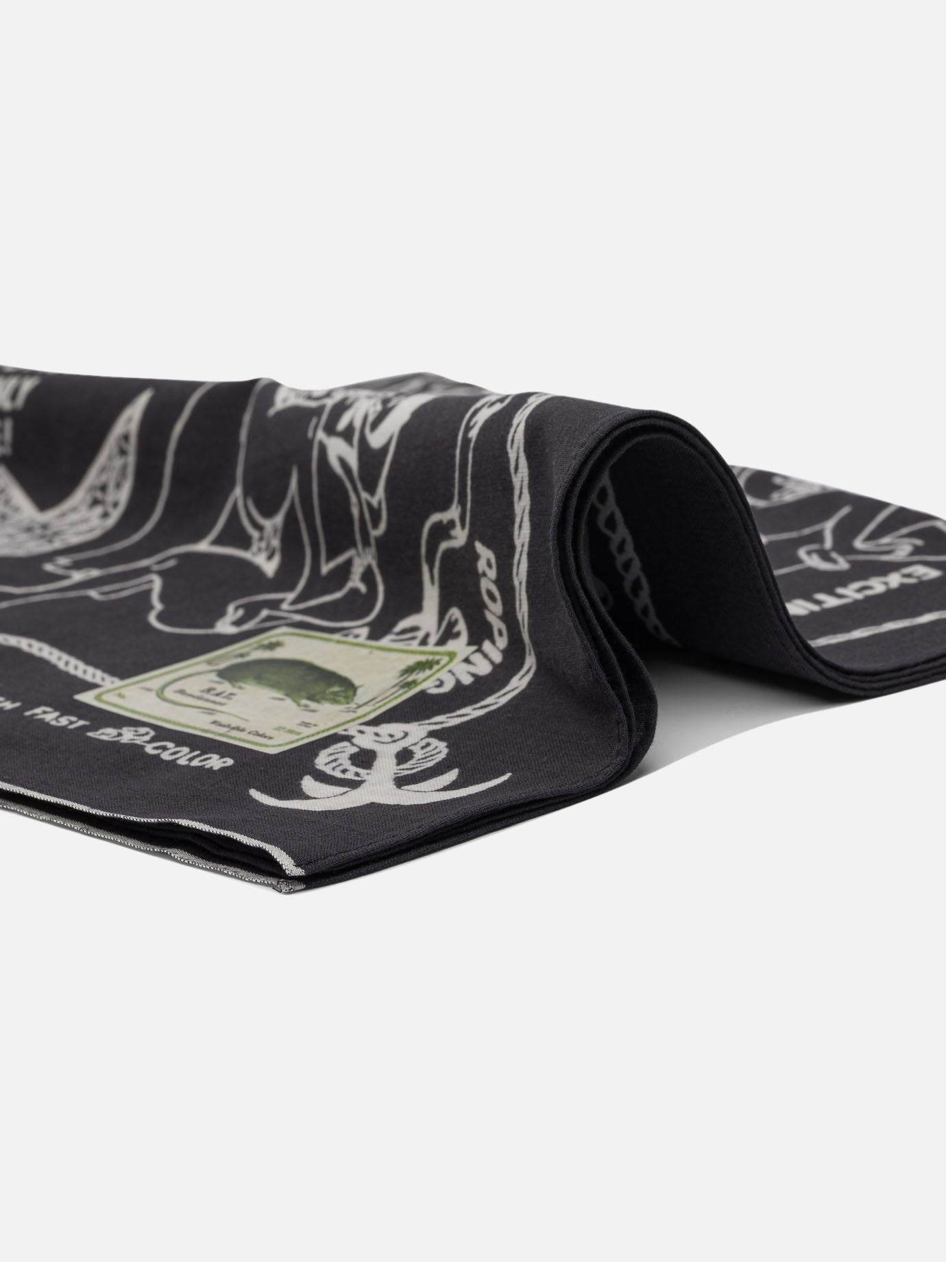 Silk scarves Print  Black - KAPITAL Men | PDP | VIETTI Online Store | Zoom-Modal_2
