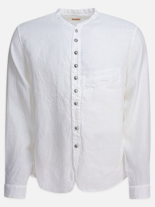 KAPITAL Linen shirt 17060264_3 White 1