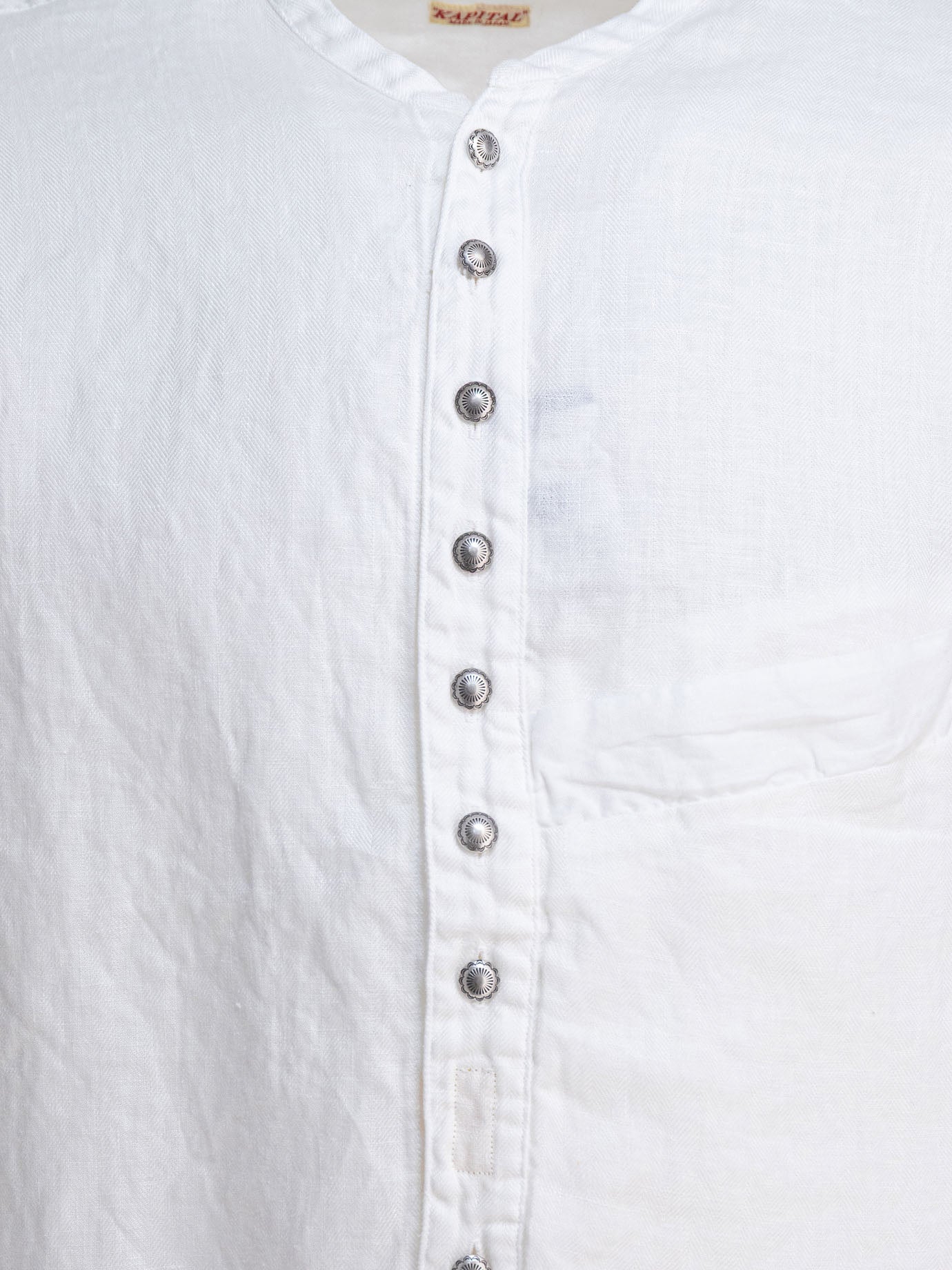 KAPITAL Linen shirt 17060264_3 White thumbnail_3