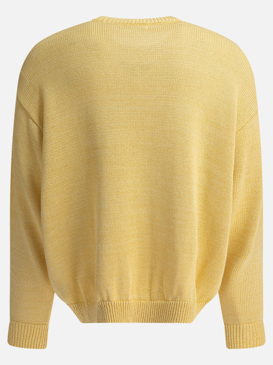 KAPITAL "Piano & Sun Face" Sweater 18423528_3 Yellow 2