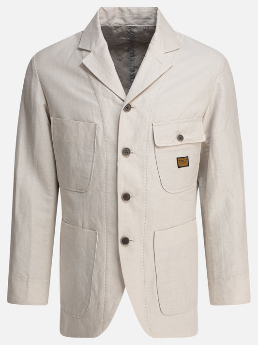 KAPITAL "BEERpt" blazer jacket Beige

