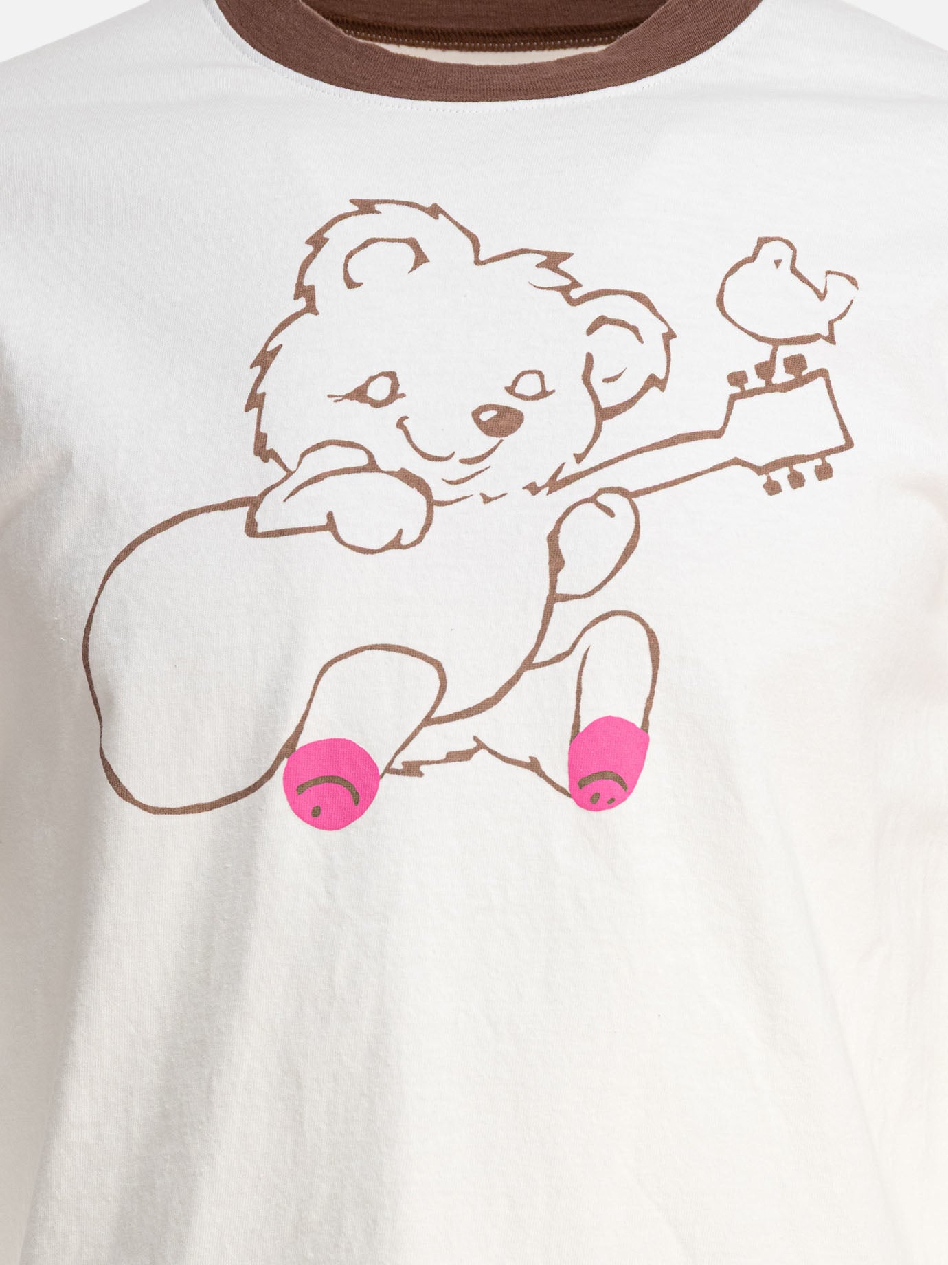 T-shirt girocollo Print  Marrone - KAPITAL Uomo | PDP | VIETTI Online Store | thumbnail_3