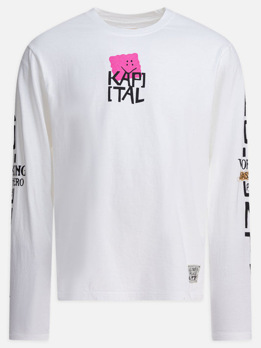 KAPITAL "PECKISH KAPpt" T-shirt 27592563_2 White 1
