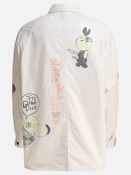 KAPITAL "Memorial Paint" shirt 25754358_3 Beige 2