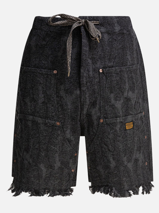 KAPITAL "Magpie" short 12247743_2 Black 1