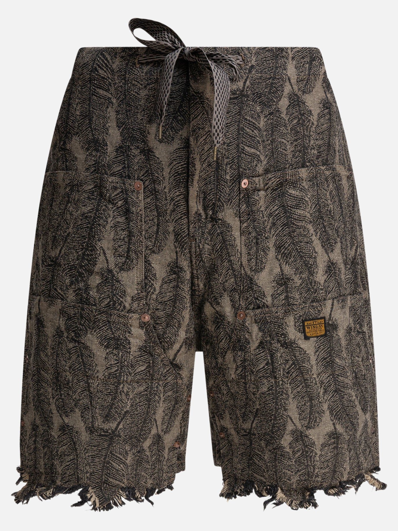 KAPITAL "Magpie" short Beige