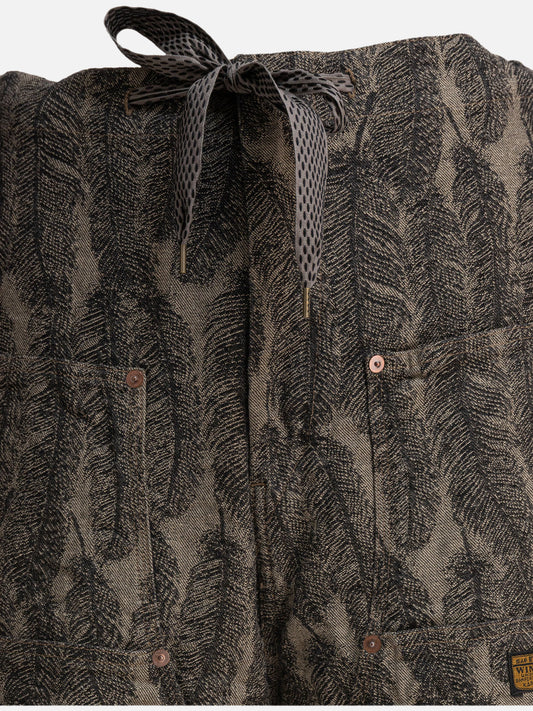 KAPITAL "Magpie" short 10947679_2 Beige 2