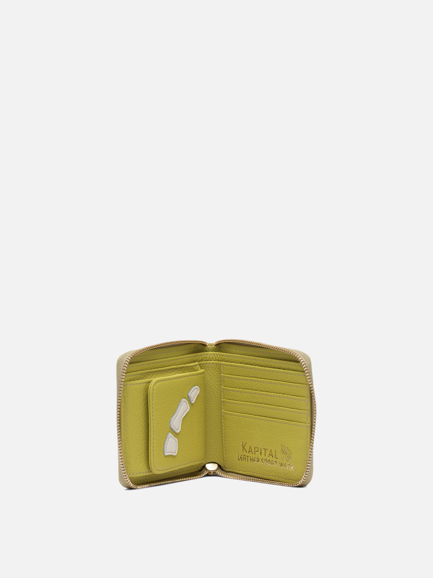 KAPITAL &quot;Thumb-Up Bone&quot; wallet 11091320_UNI Yellow thumbnail_5