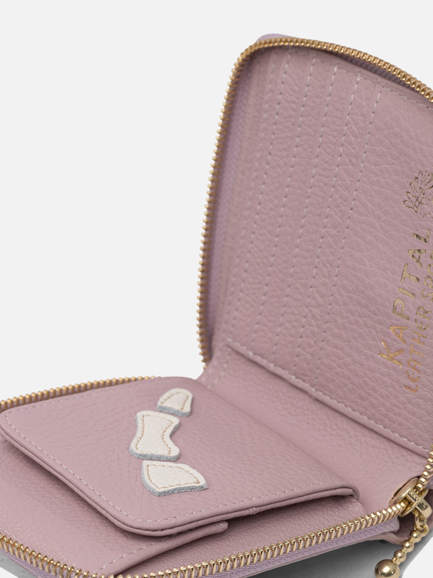 KAPITAL "Thumb-Up Bone" wallet Pink