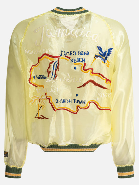 KAPITAL Bomber "Sheer Pearl Mosquito Guard" 17742167_2 Yellow 2