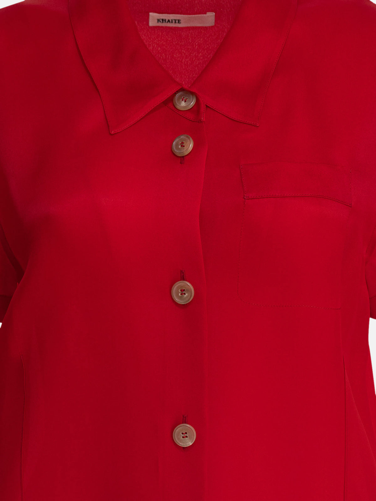 Khaite "Effy" dress Fuchsia