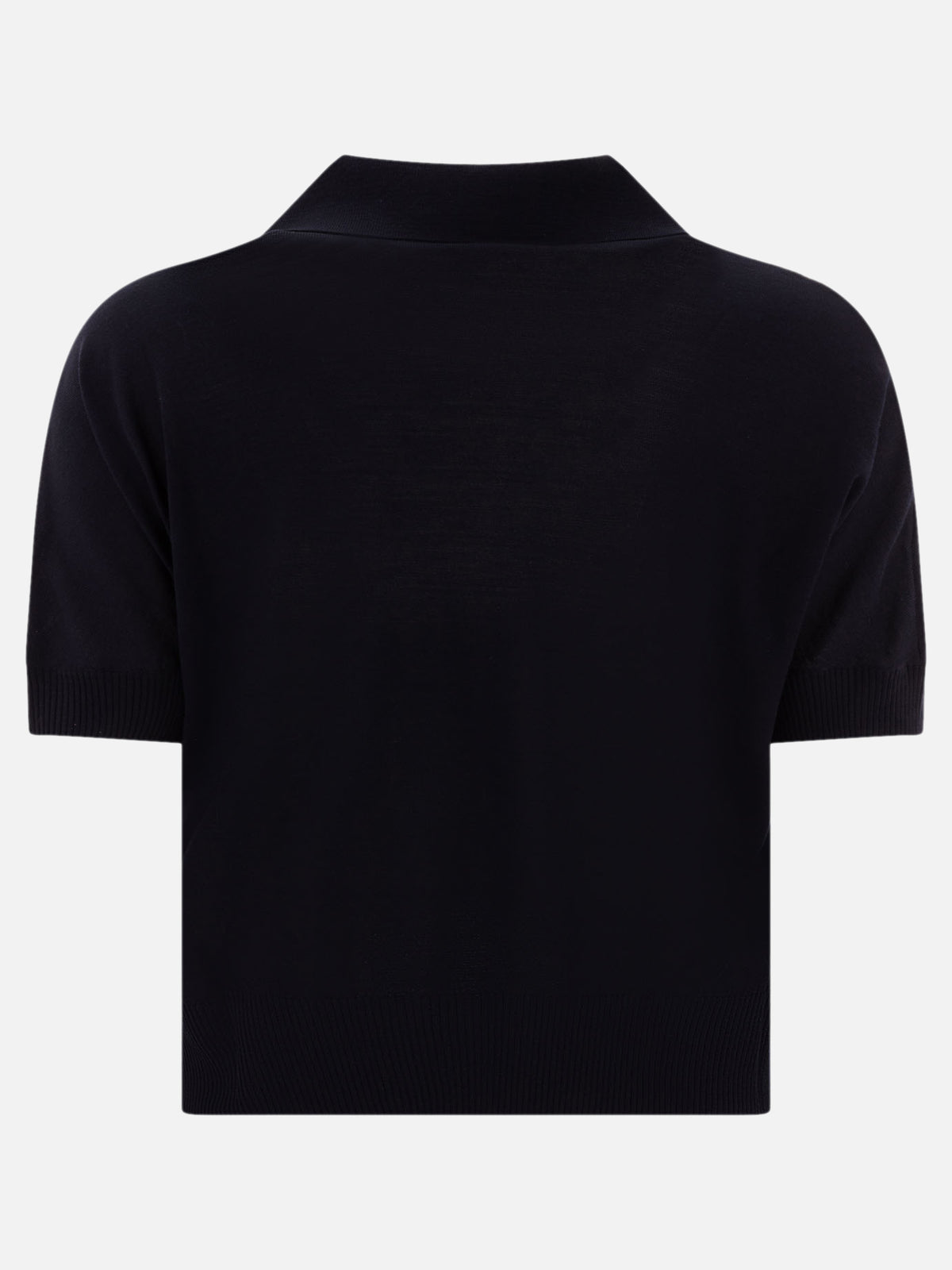 Khaite Cropped polo Blue