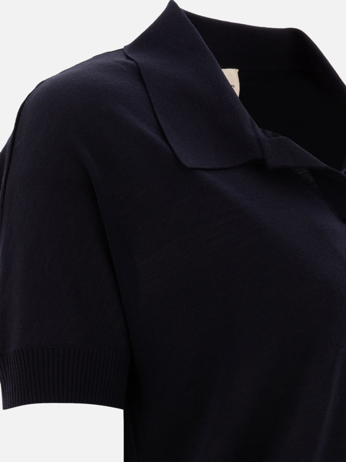 Khaite Cropped polo Blue - VIETTI