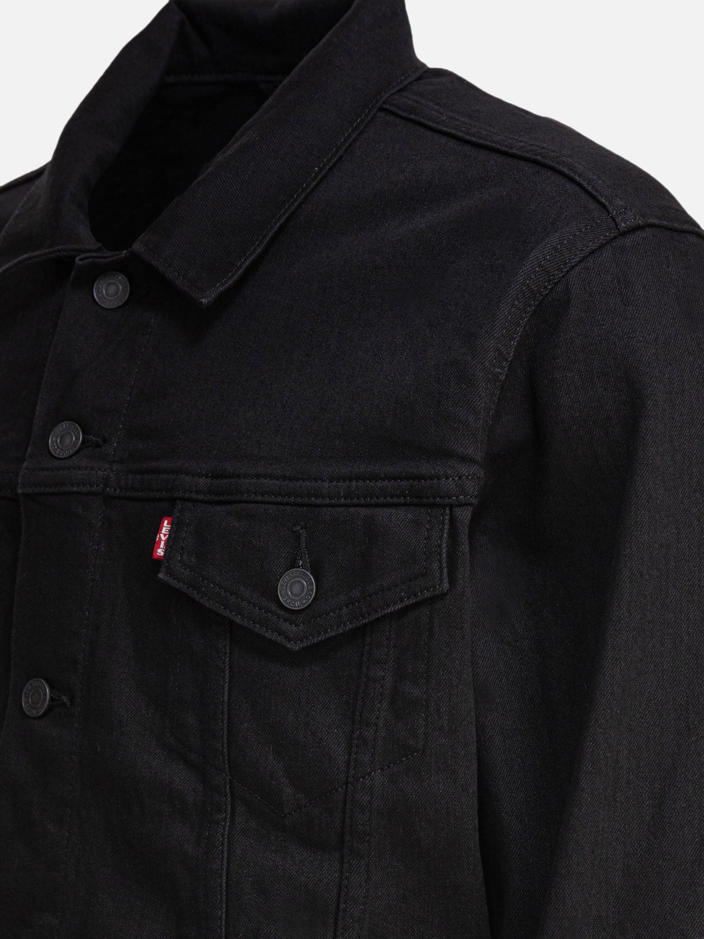 Denim jackets Solid colour  Black - Levi&#39;s Men | PDP | VIETTI Online Store | thumbnail_4