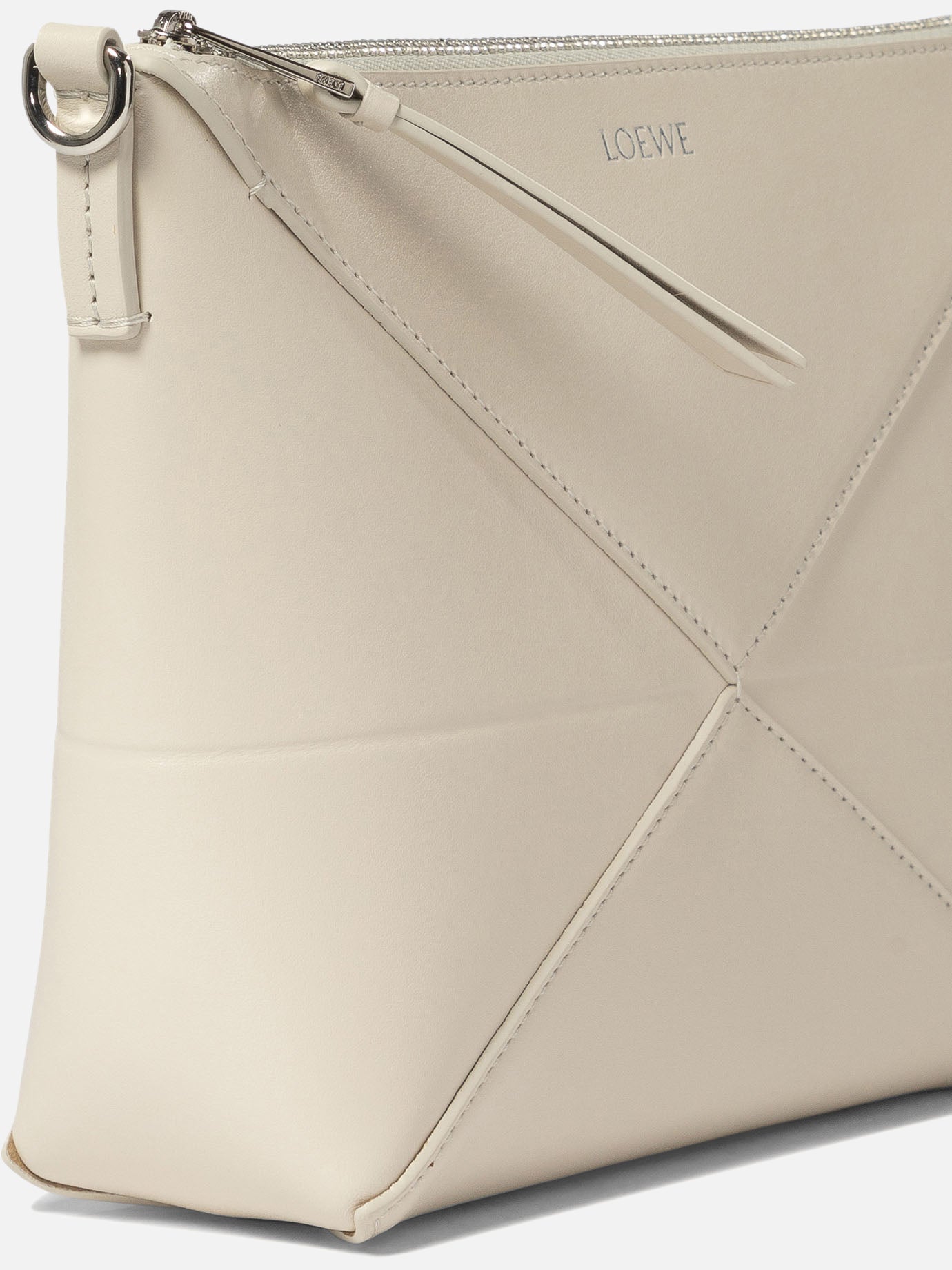 Loewe "Puzzle Fold" shoulder bag White