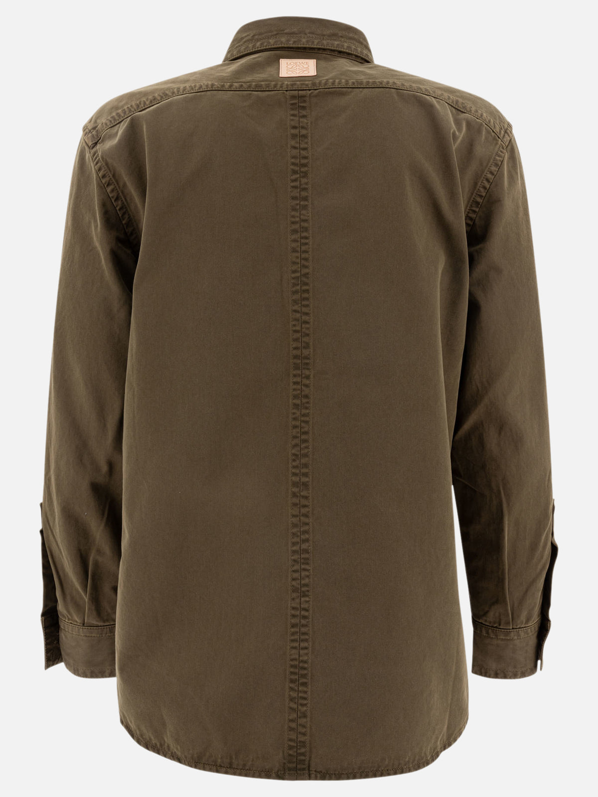 Loewe Cotton overshirt jacket Green