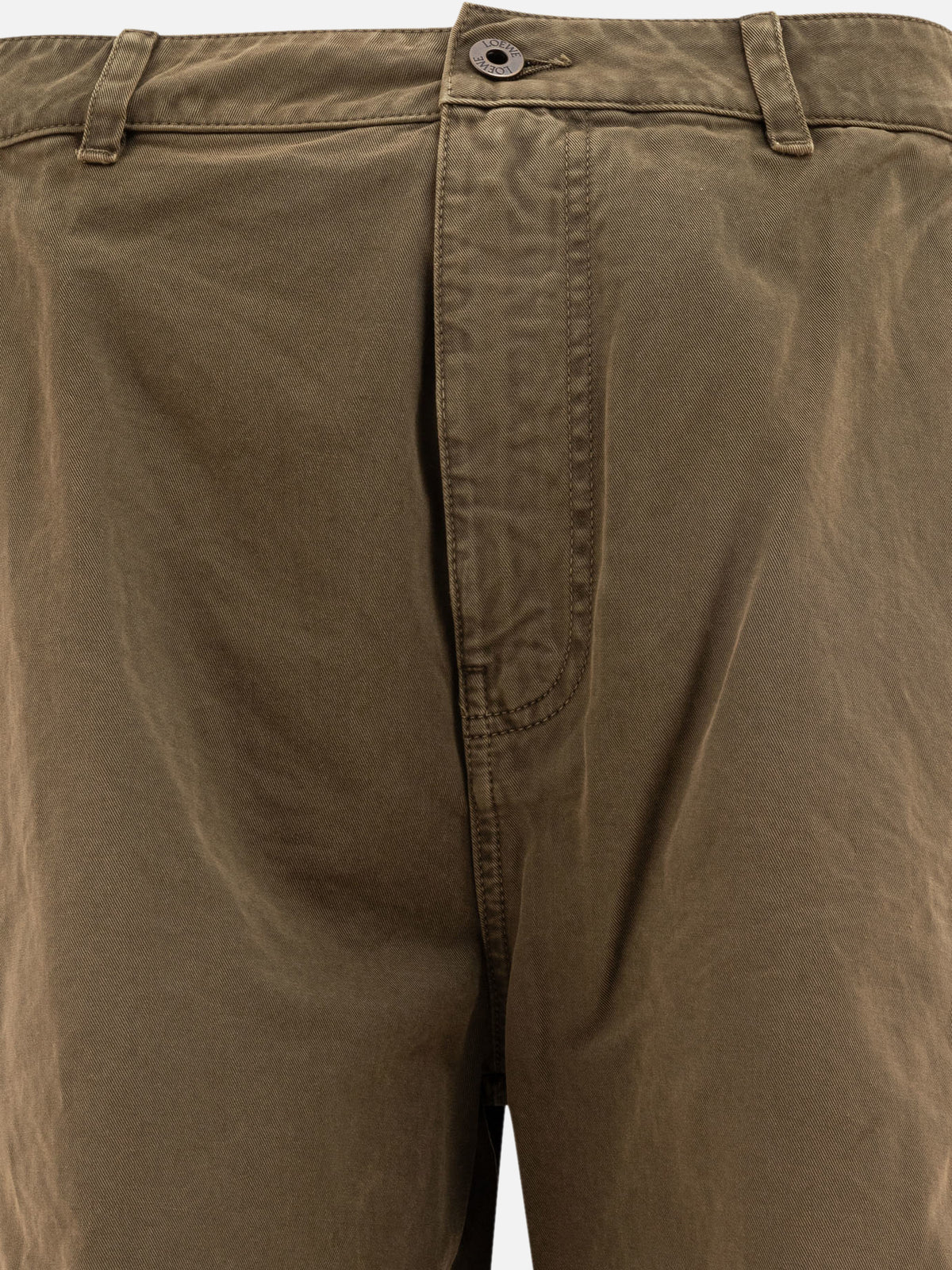 Loewe Cotton cargo shorts Green