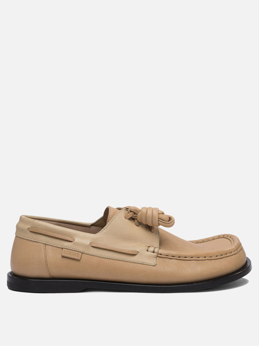 Loewe "Campo" laced loafers Beige