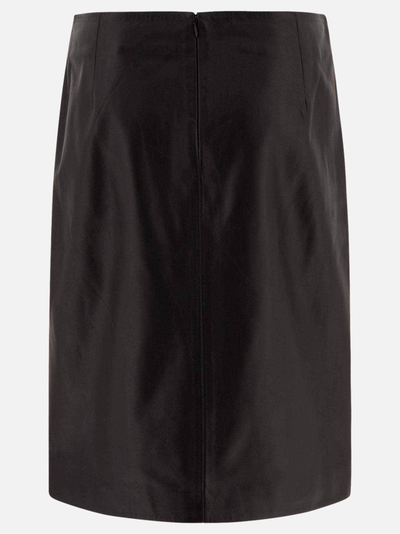 Midi skirts Solid colour  Black - Loulou Studio Women | PDP | VIETTI Online Store | Zoom-Modal_2
