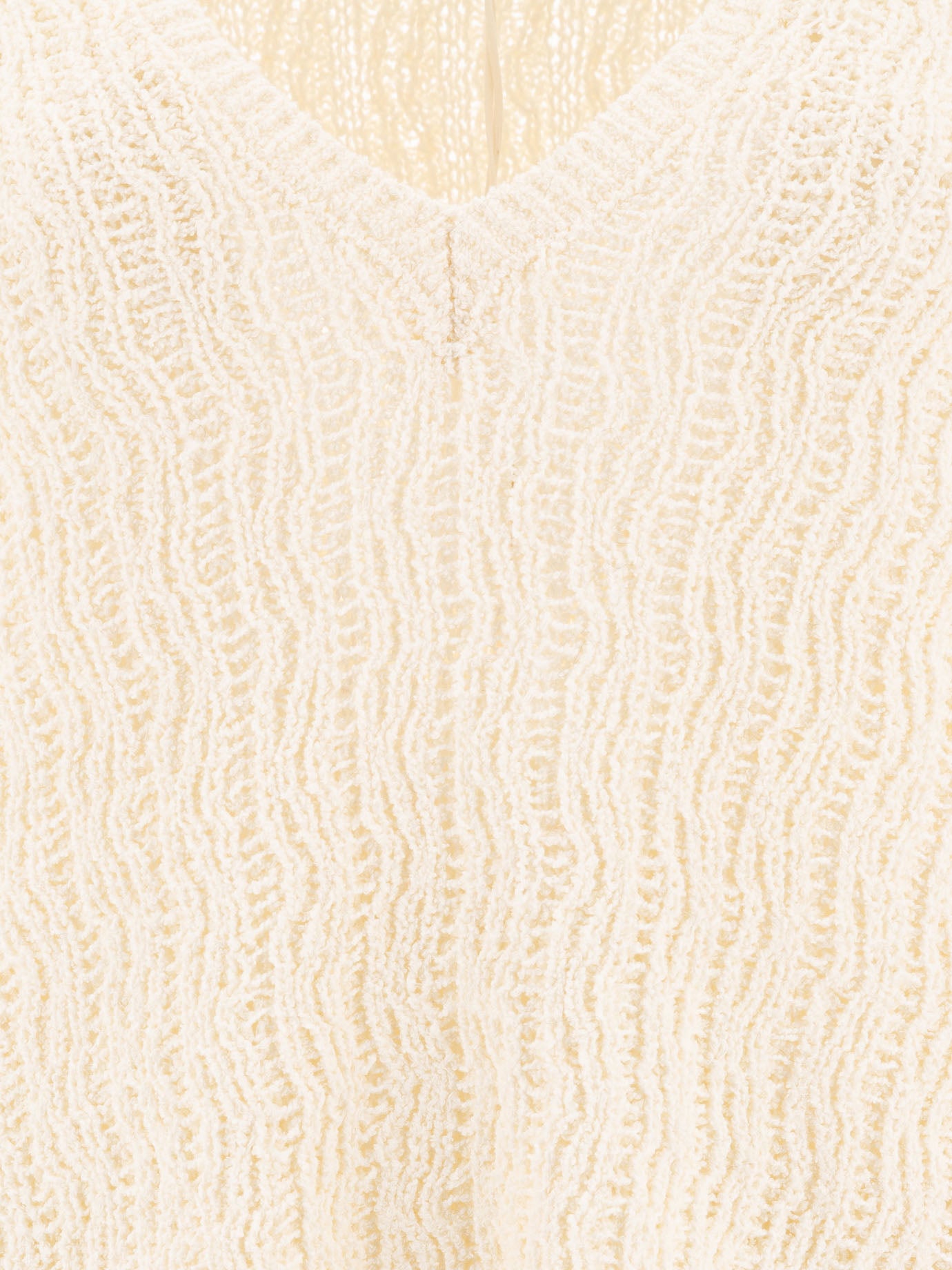 Maglioni scollo a V Textured knit  Bianco - Loulou Studio Donna | PDP | VIETTI Online Store | Zoom-Modal_3
