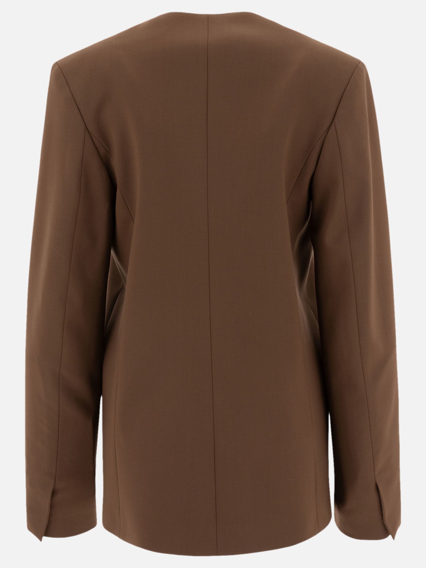 Blazer Solid colour  Marrone - Loulou Studio Donna | PDP | VIETTI Online Store | Zoom-Modal_2
