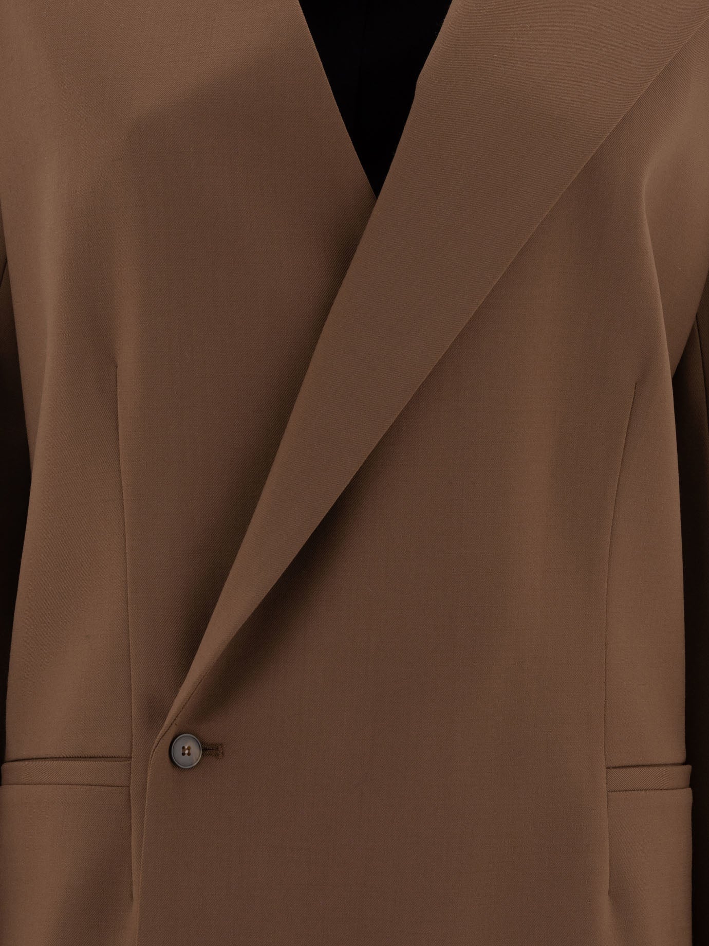 Blazer Solid colour  Marrone - Loulou Studio Donna | PDP | VIETTI Online Store | Zoom-Modal_3
