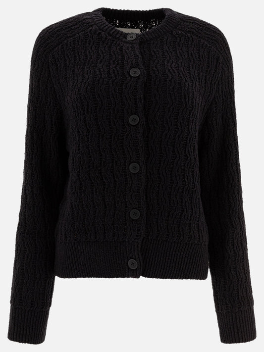 Cardigans Textured knit  Black - Loulou Studio Women | PLP | VIETTI Online Store 
