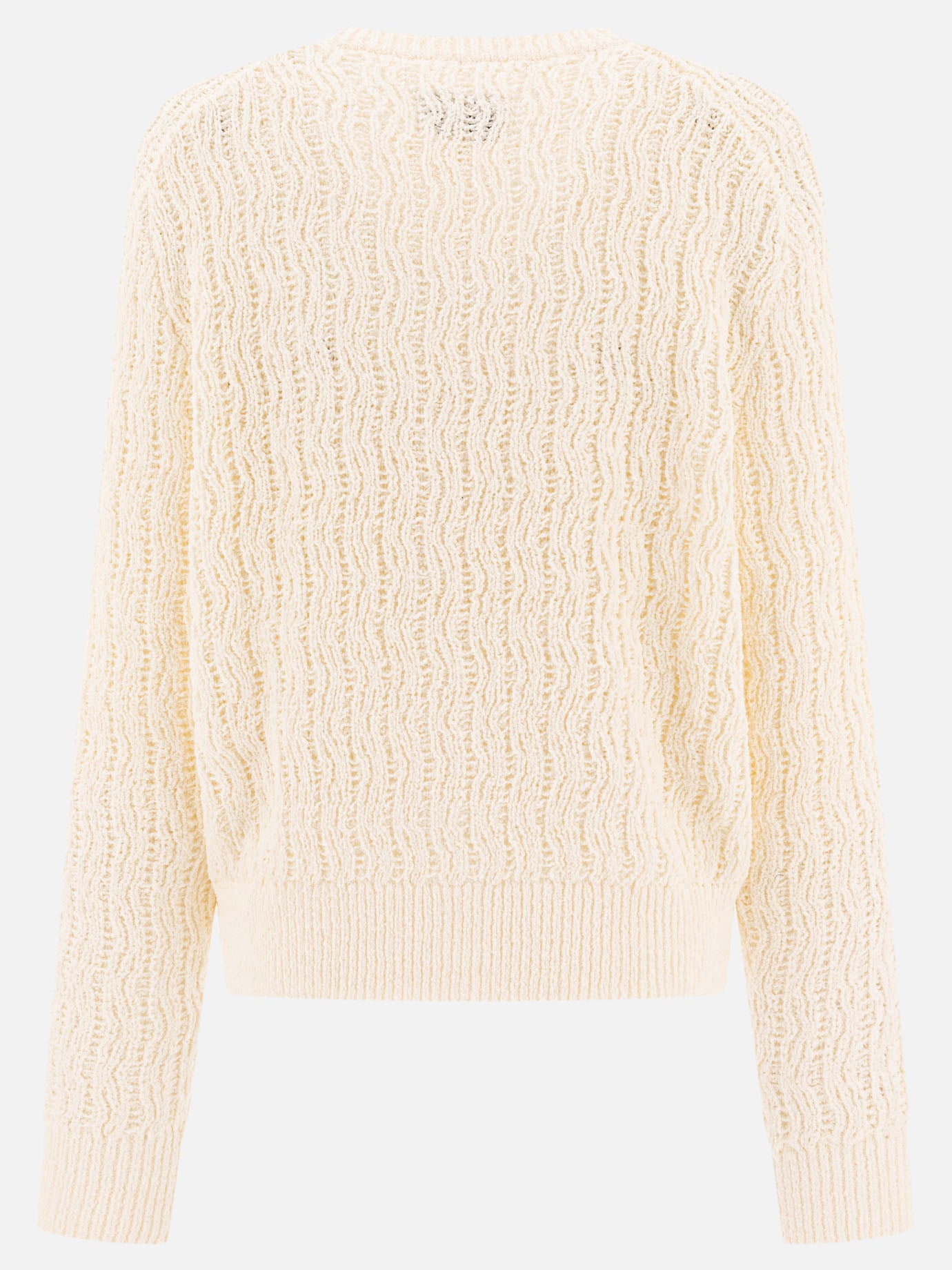 Cardigans Textured knit  White - Loulou Studio Women | PDP | VIETTI Online Store | Zoom-Modal_2

