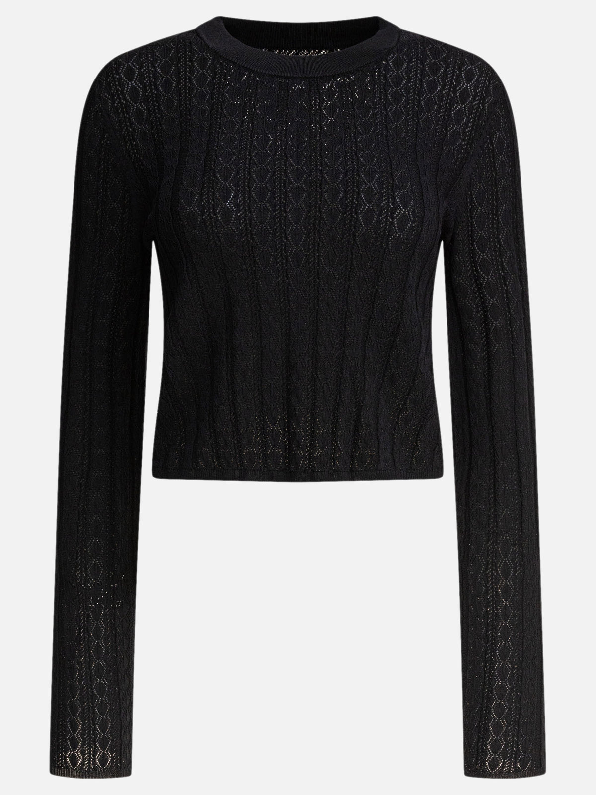 Loulou Studio "Tinos" Crew-neck sweater Black