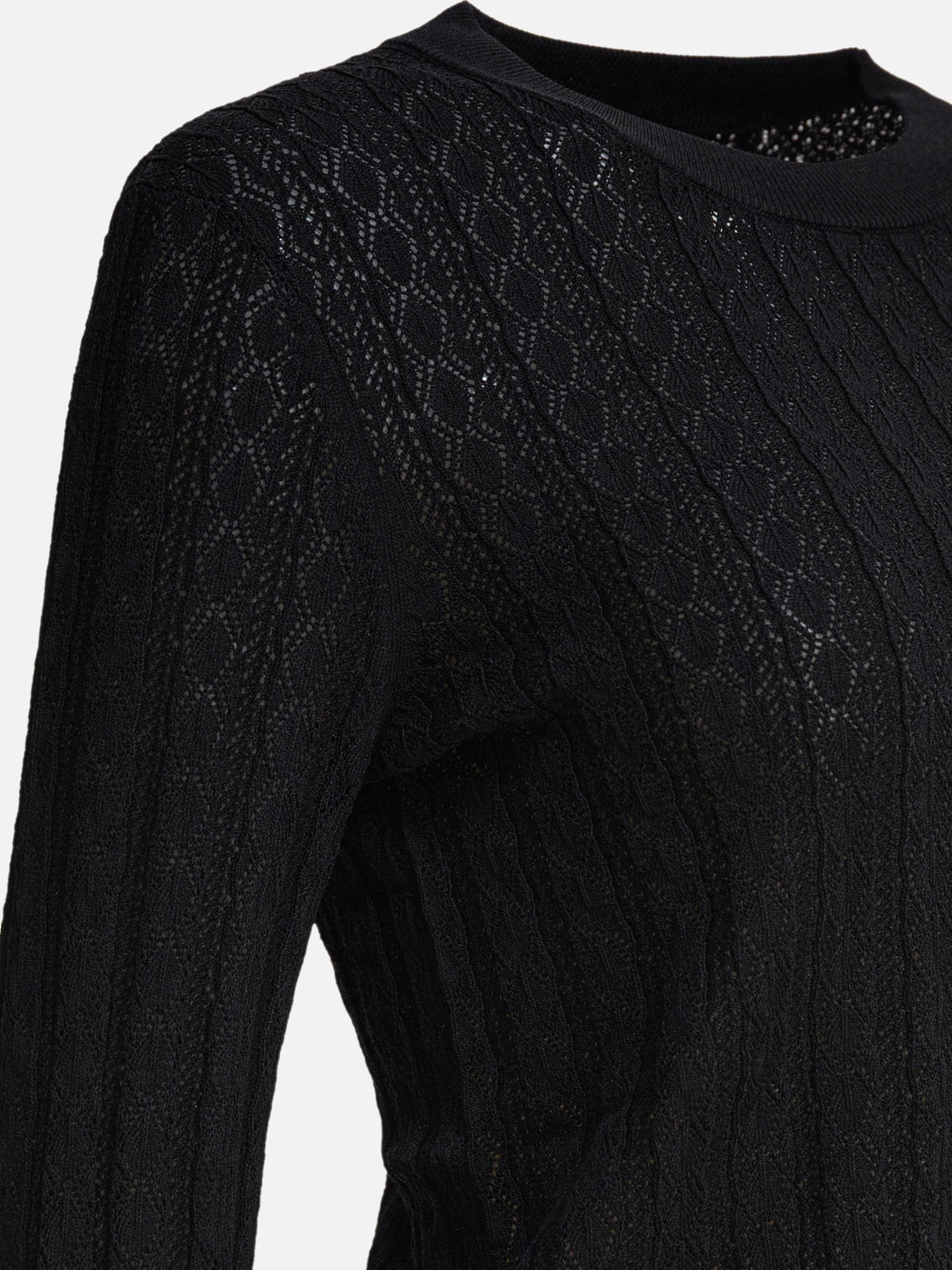 Loulou Studio "Tinos" Crew-neck sweater Black