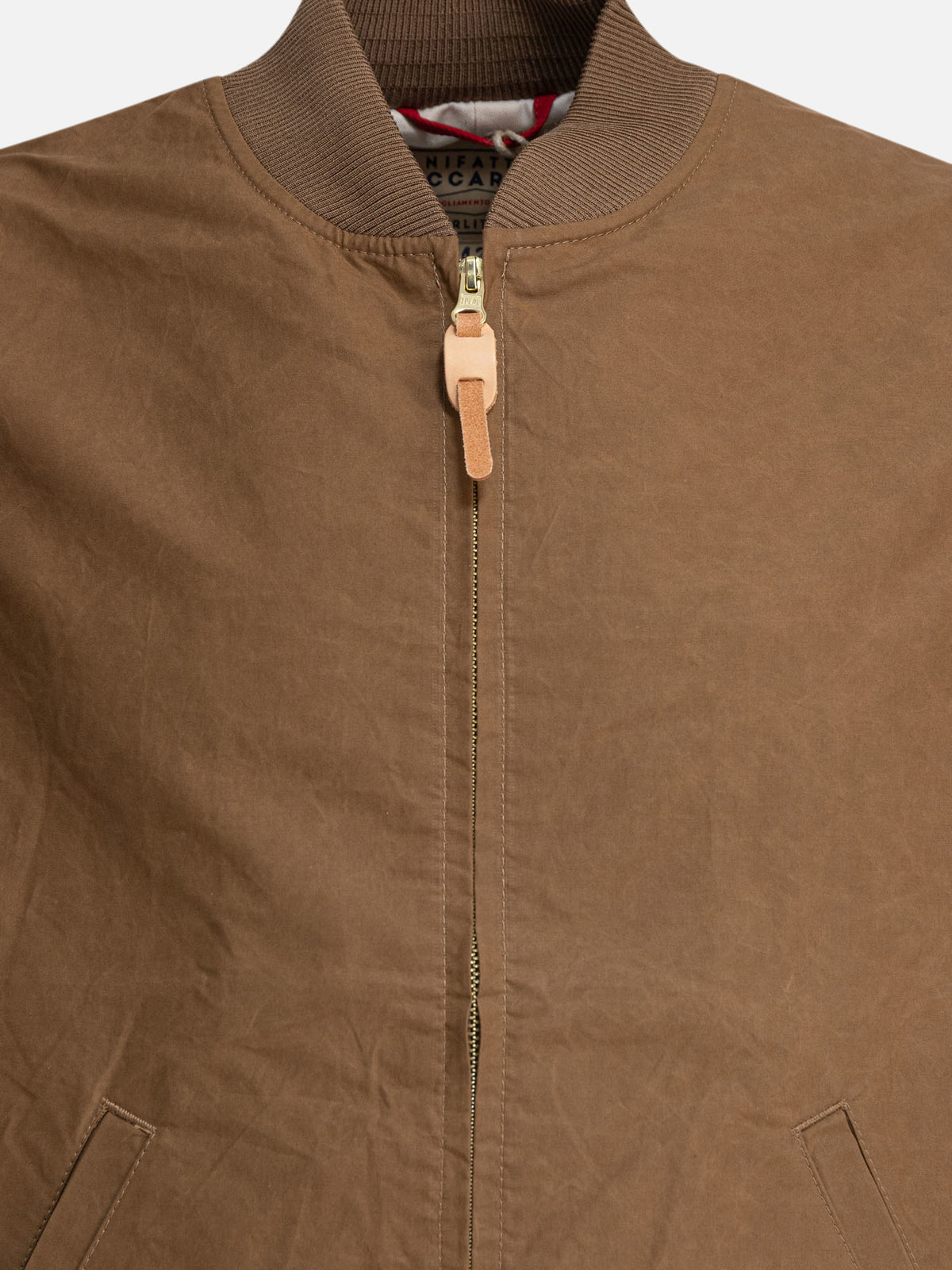 Manifattura Ceccarelli "6020-DR" bomber jacket Brown - VIETTI