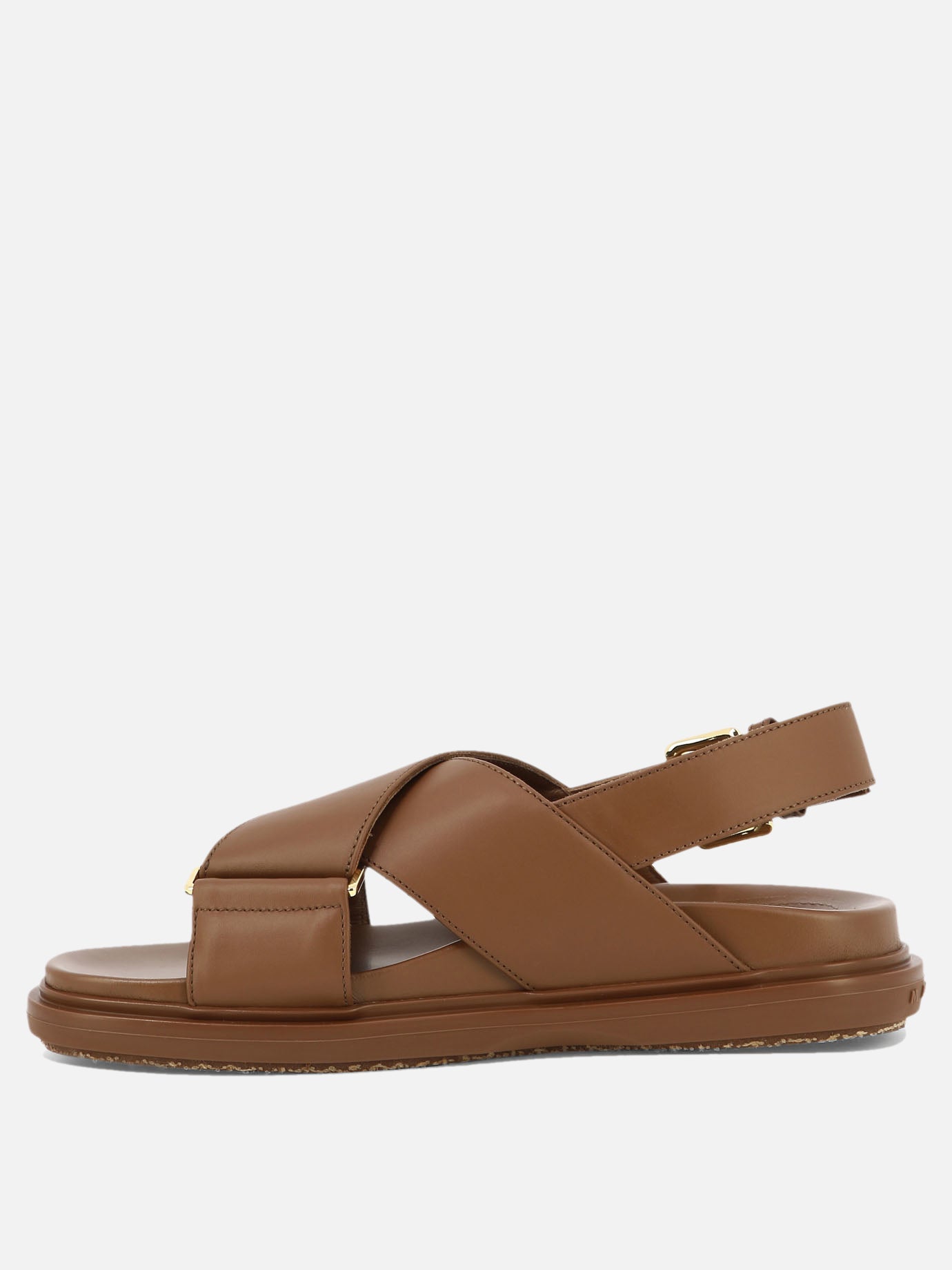 Sandali bassi 100% leather - 100% rubber  Marrone - Marni Donna | PDP | VIETTI Online Store | thumbnail_3