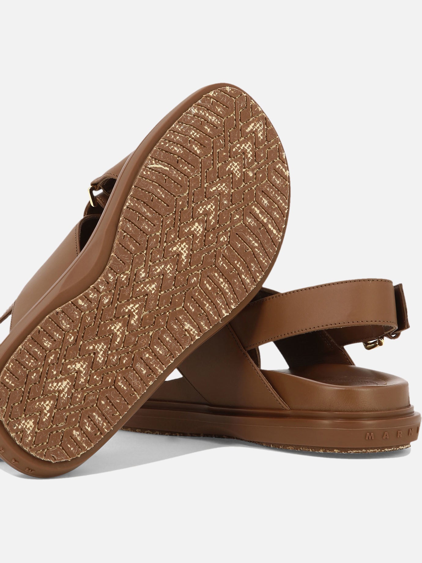 Sandali bassi 100% leather - 100% rubber  Marrone - Marni Donna | PDP | VIETTI Online Store | Zoom-Modal_5

