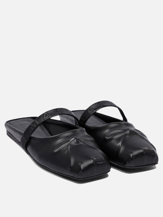 Marni "Little Bow" ballet flats sabot 16312907_36 Black 2