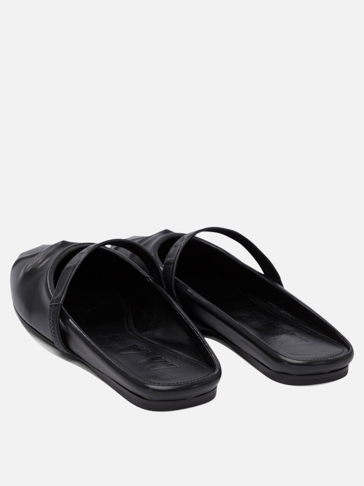 Marni "Little Bow" ballet flats sabot Black