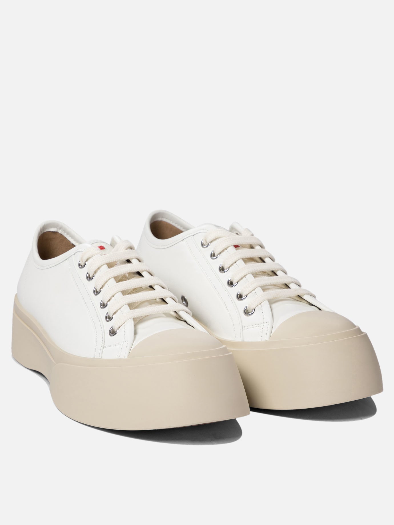 Sneaker basse 100% calf leather - 100% rubber  Bianco - Marni Donna | PDP | VIETTI Online Store | thumbnail_2