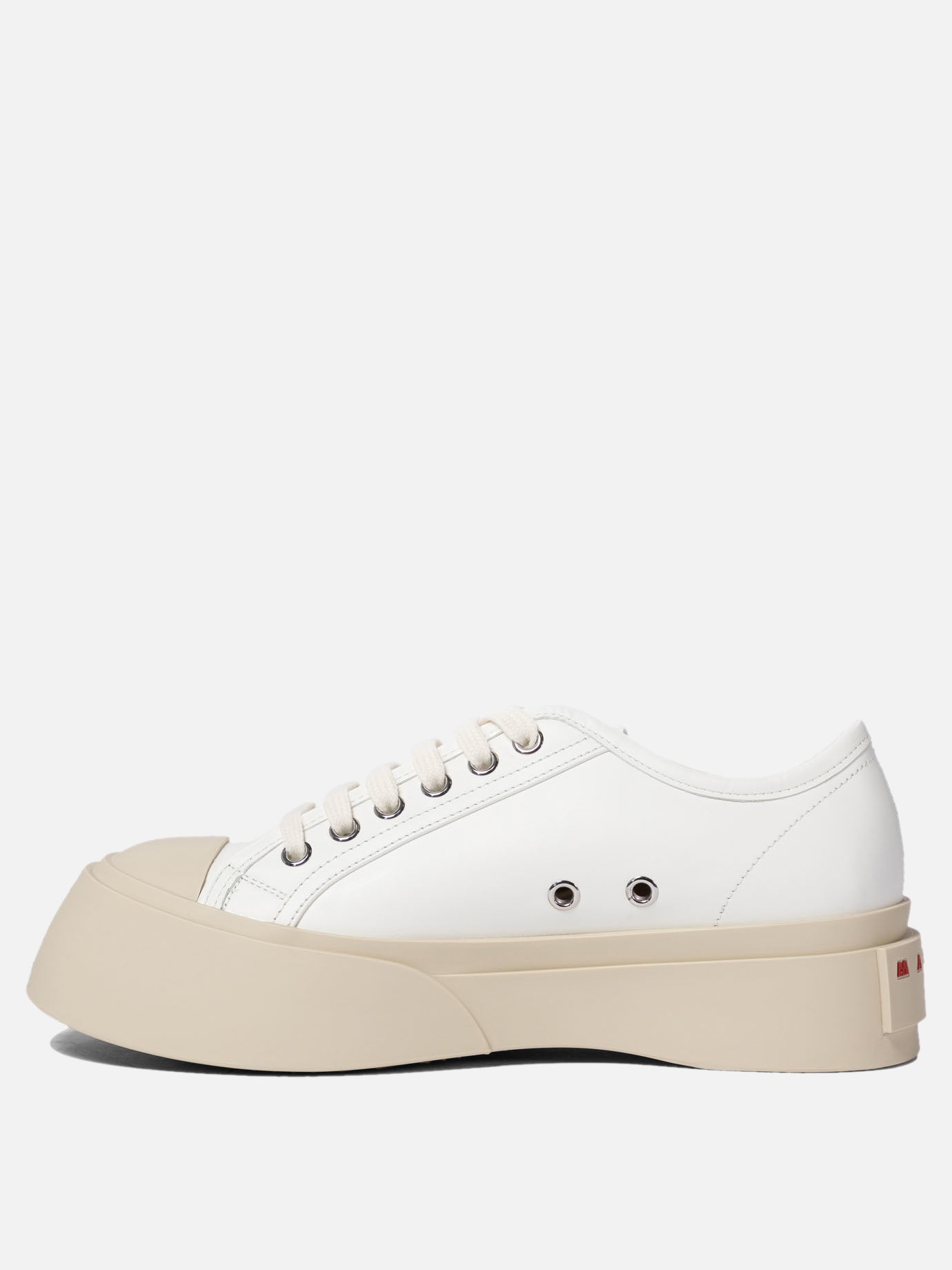 Sneaker basse 100% calf leather - 100% rubber  Bianco - Marni Donna | PDP | VIETTI Online Store | Zoom-Modal_3
