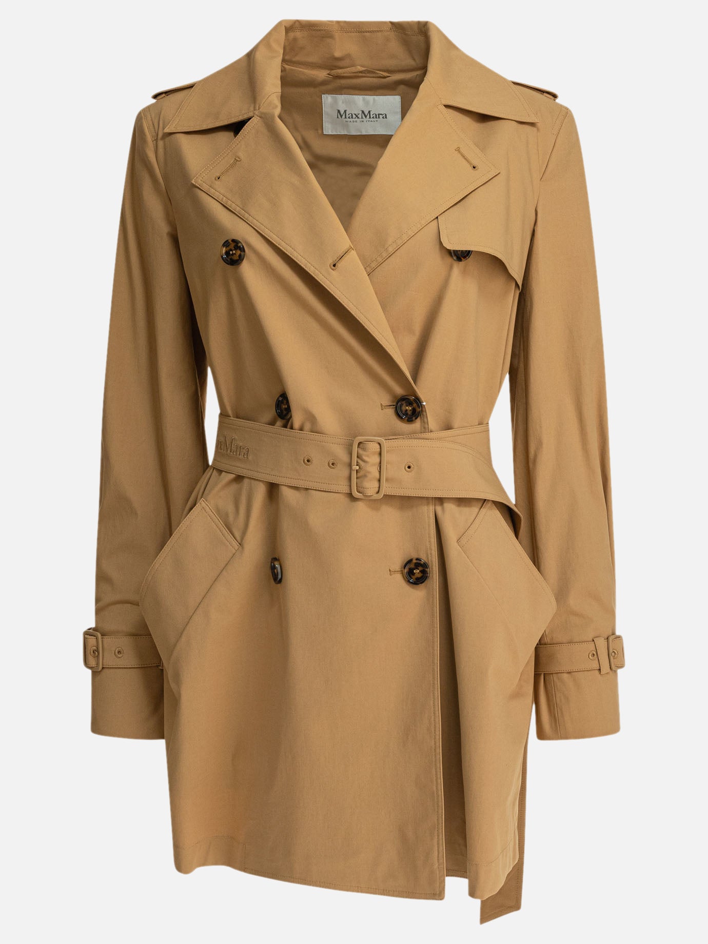Impermeabili & Trench Solid colour  Beige - Max Mara Donna | PDP | VIETTI Online Store | Zoom-Modal
