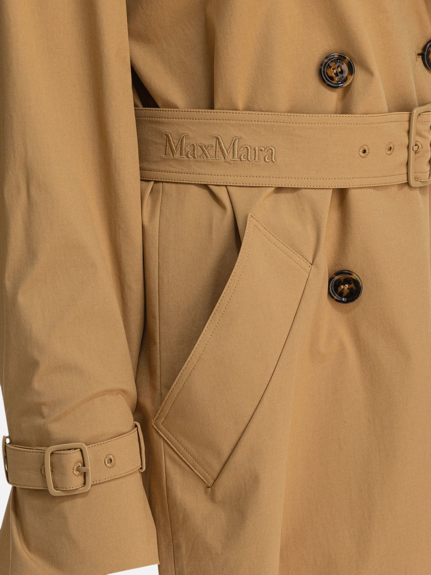 Impermeabili & Trench Solid colour  Beige - Max Mara Donna | PDP | VIETTI Online Store | thumbnail_4