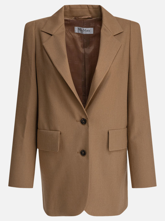 Max Mara Single-breasted blazer "Kitten" Beige


