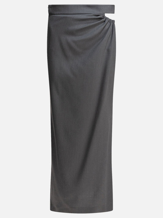 Max Mara Gonna cut-out 15443336_38 Grey 1