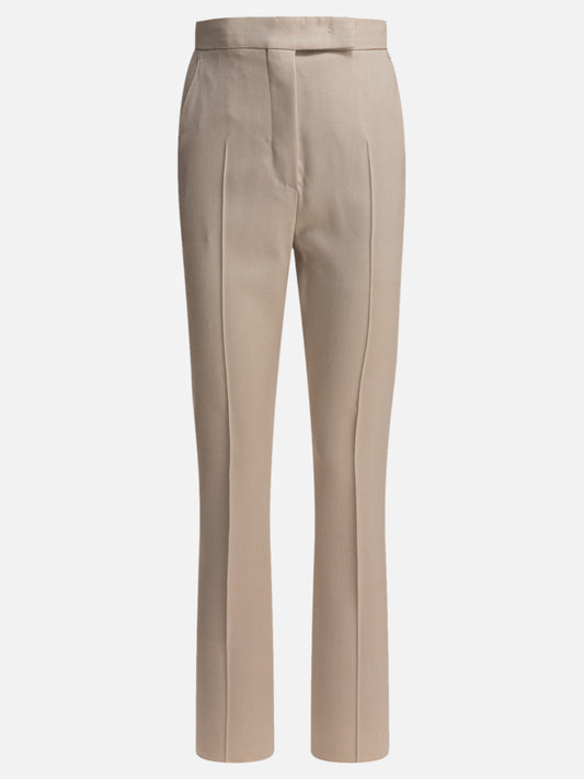 Max Mara Pantaloni a gamba dritta 14772865_40 Beige 1