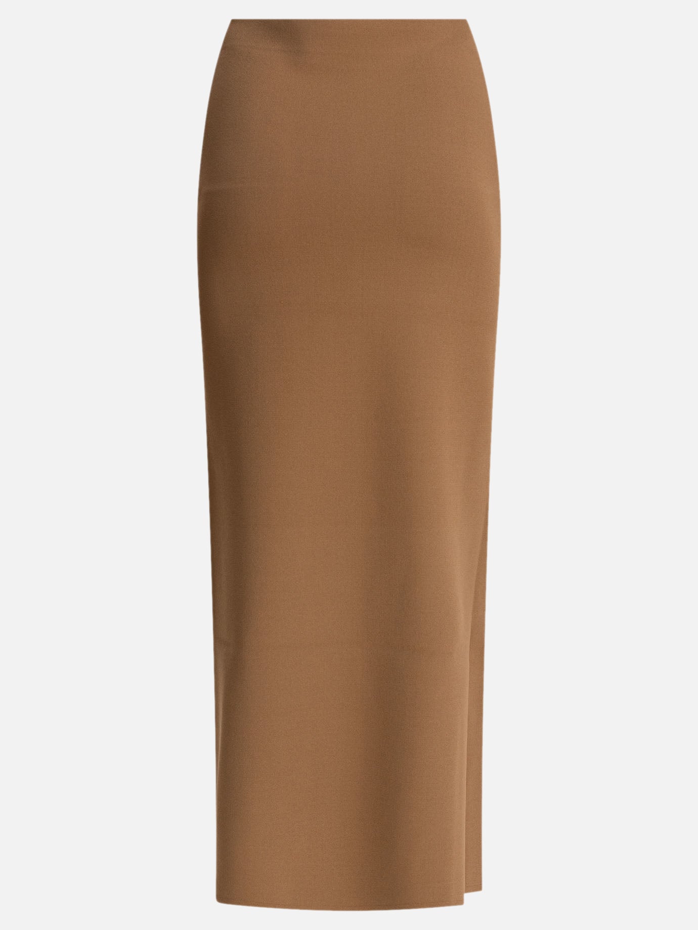 Max Mara Viscose crepe skirt 18744897_S Brown thumbnail_2