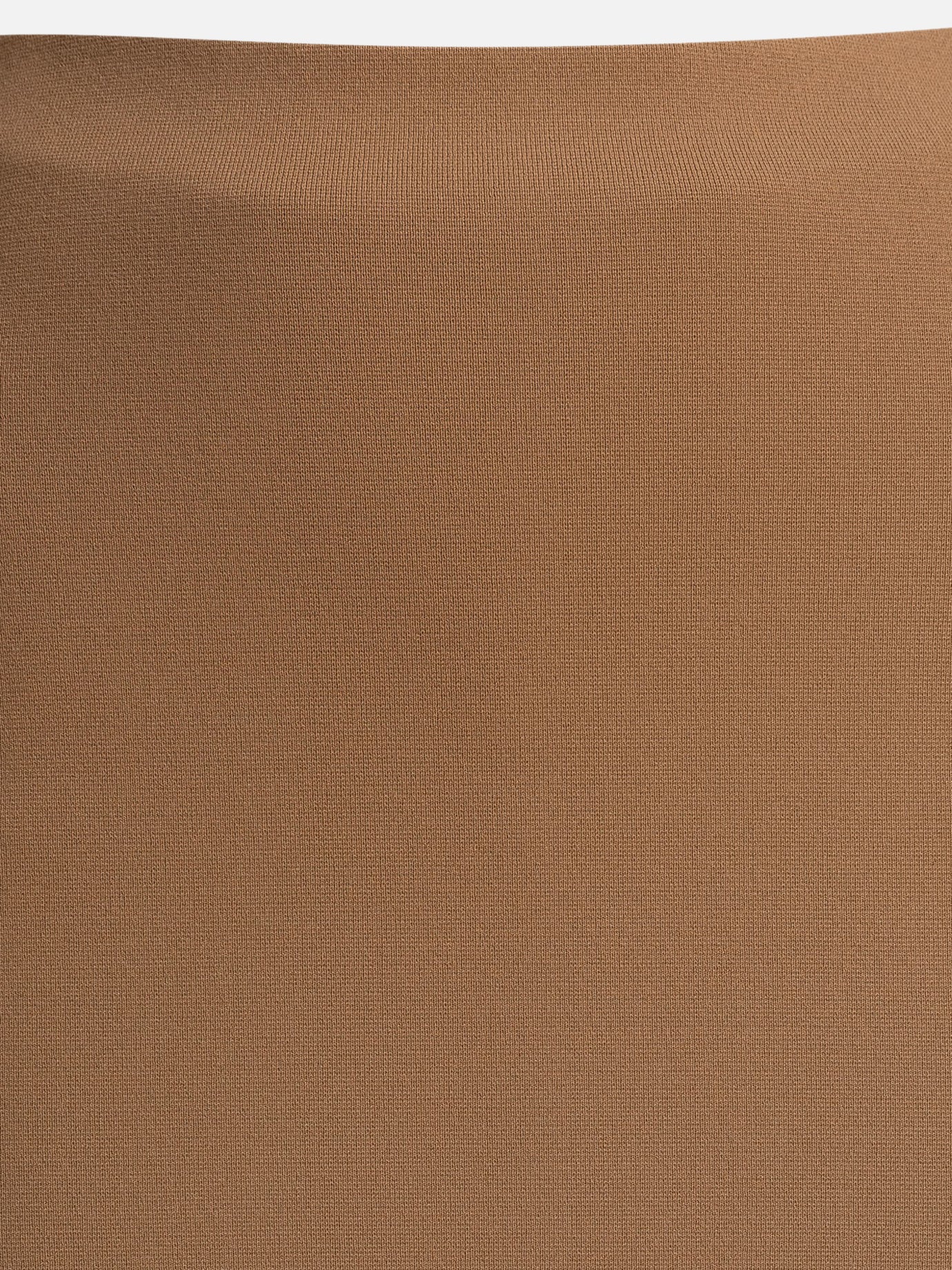 Max Mara Viscose crepe skirt Brown