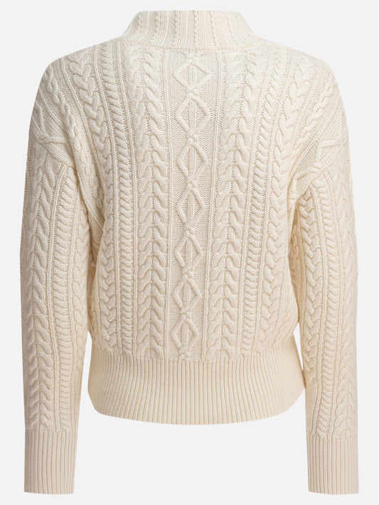 Max Mara Maglione in lana e cashmere 14492125_S White 2