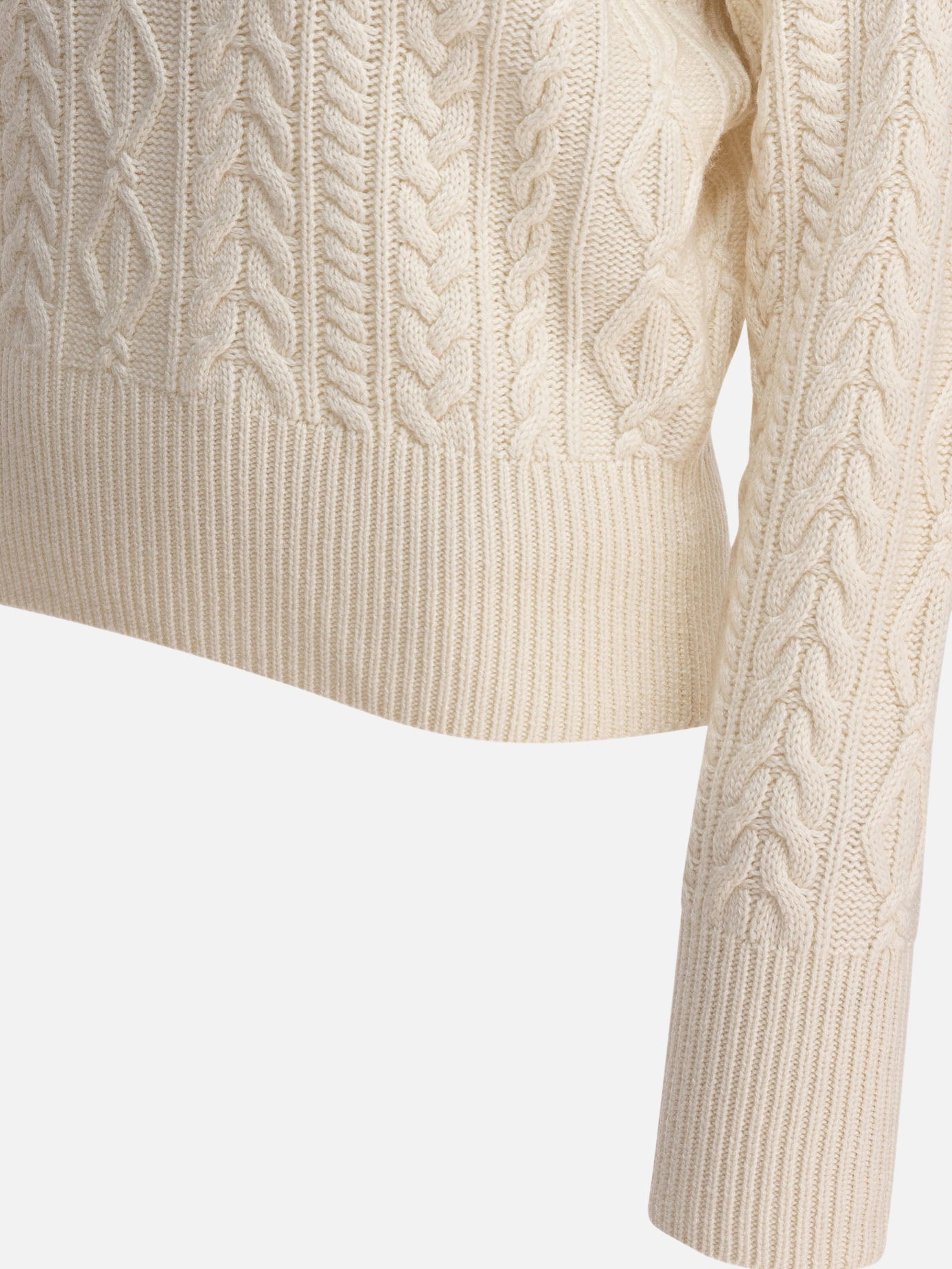 Maglioni girocollo Textured knit  Bianco - Max Mara Donna | PDP | VIETTI Online Store | thumbnail_4