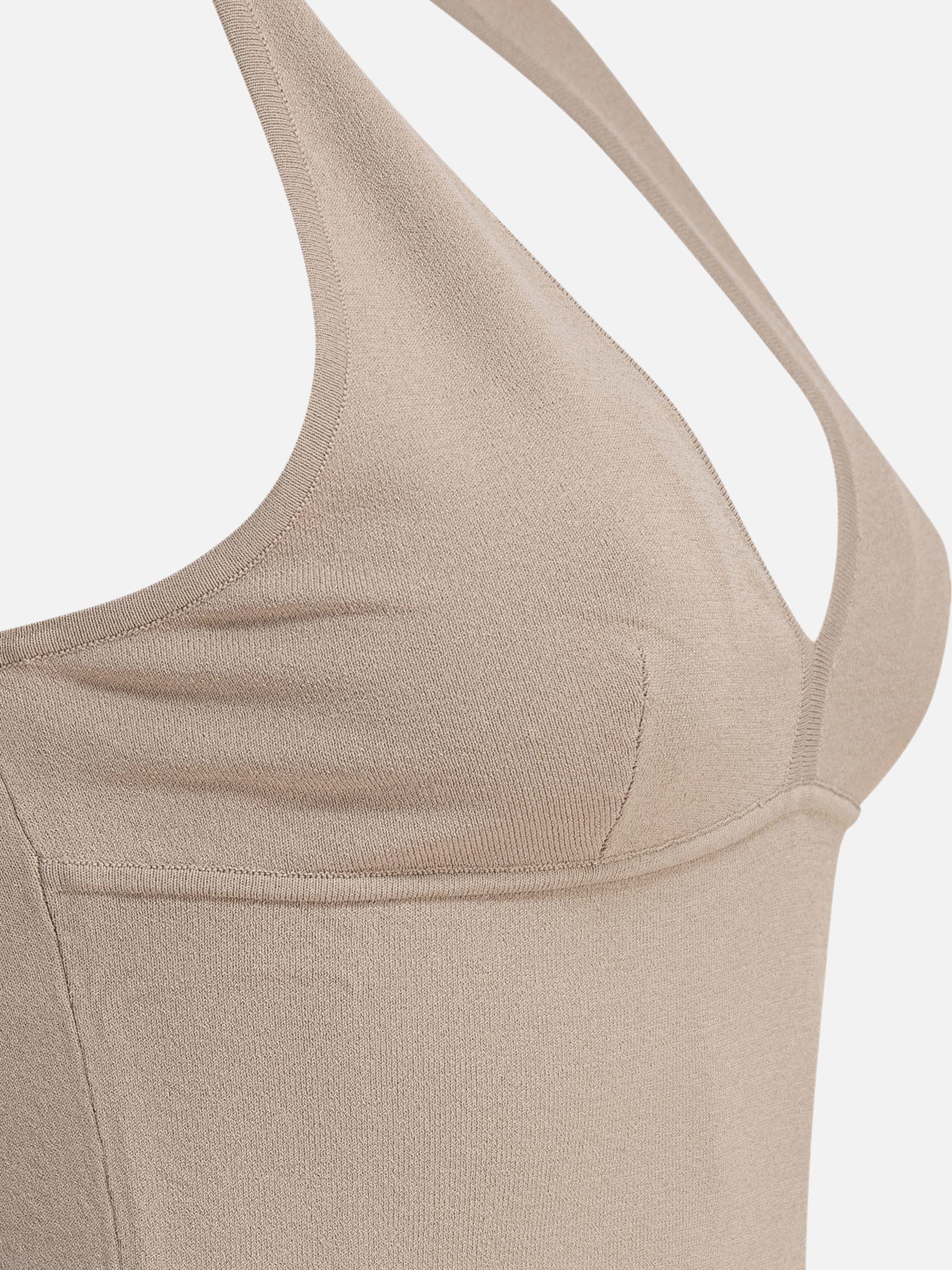 Tank tops Solid colour  Beige - Max Mara Women | PDP | VIETTI Online Store | thumbnail_4