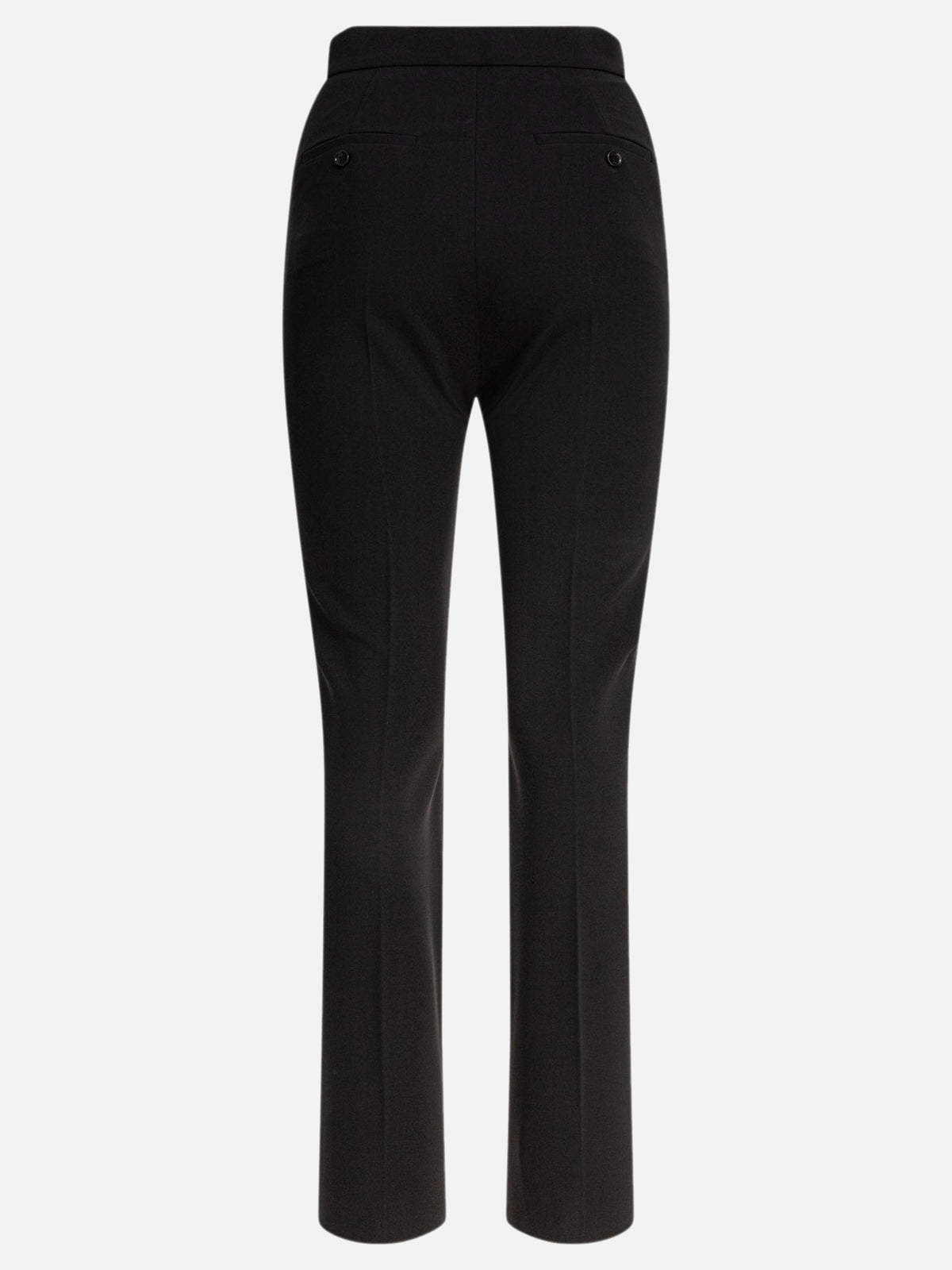 Max Mara Straight-leg trousers Black